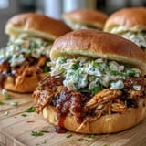 Pulled BBQ Chicken Sandwiches