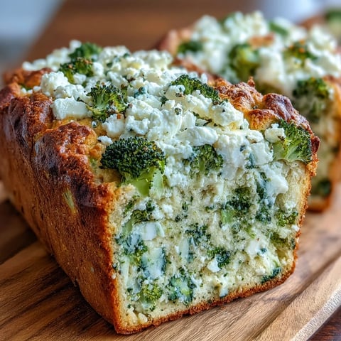 A freshly baked Broccoli and Feta Loaf with golden-brown crust, perfect for a Mediterranean-inspired snack or light meal.
