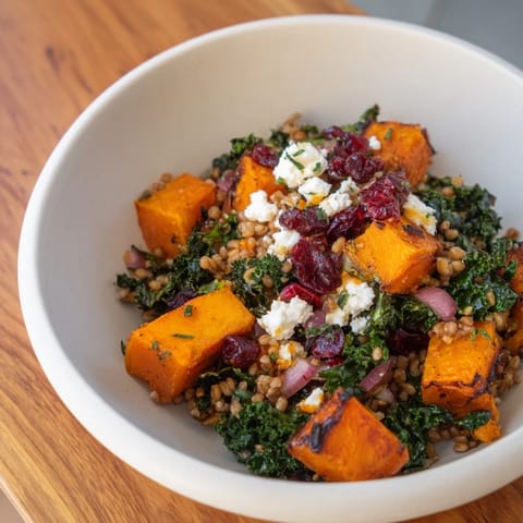 Harvest Grain Bowl Pumpkin Kale