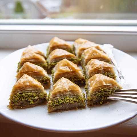 Turkish Hazelnut Pistachio Baklava
