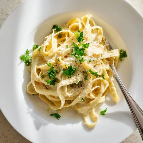 Roasted Cauliflower Alfredo