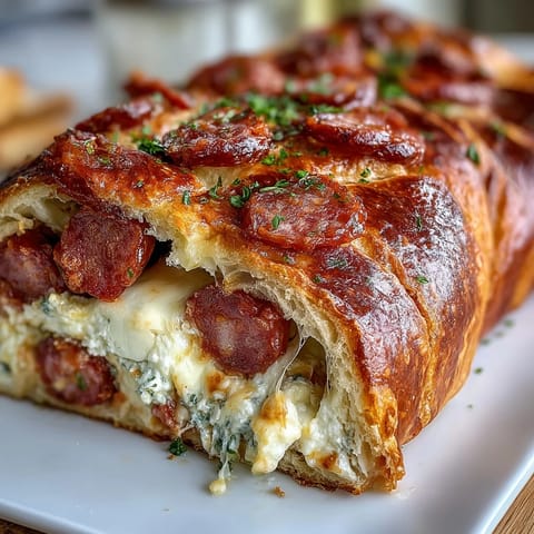 Italian Easter Pie Ricotta Salami