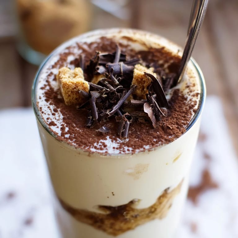 Savor the aroma of a homemade Tiramisu Latte, a perfect sweet treat for any coffee lover.