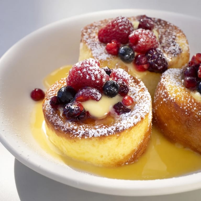 Sizzling Ice Cream French Toast, a sweet breakfast with caramelized edges, perfect for a cozy brunch.