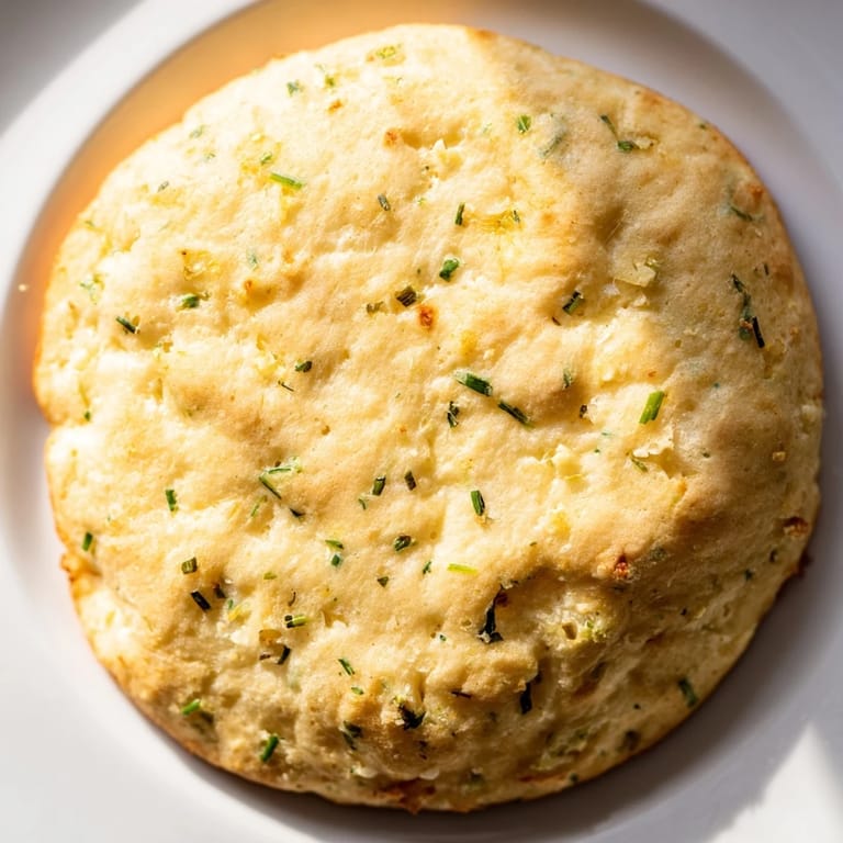 Fluffy cloud bread toasts garnished with fresh parsley, ready to be served with soup.