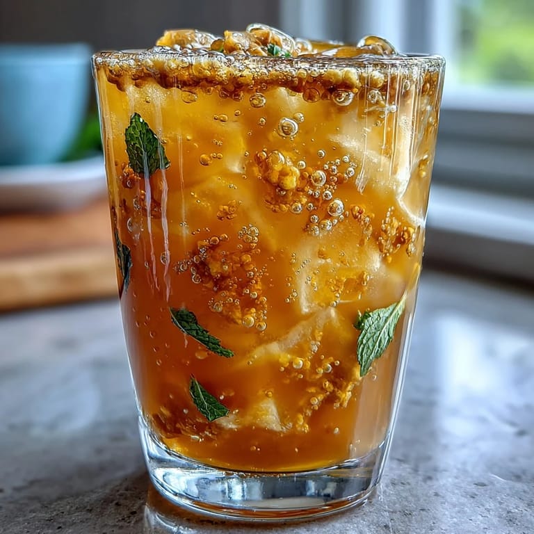 Enjoy this easy Ginger Prebiotic Lemonade, a gut-friendly, sparkling beverage delight.