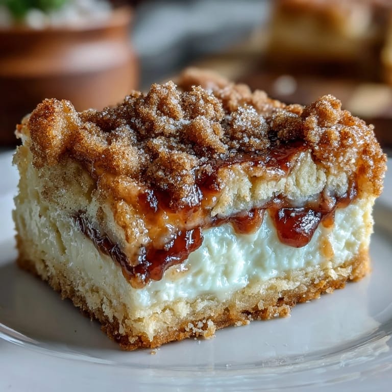 Delicious Easy Cinco de Mayo Sopapilla Cheesecake Bars, a sweet baked treat.