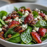 Spring Strawberry Spinach Salad